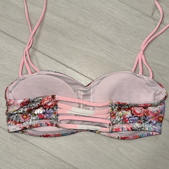 LULULEMON FLORAL SWIM TOP - Picture 2 of 3